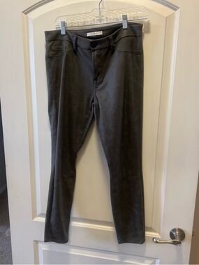 7 For All Mankind Charcoal Gray Skinny Pants